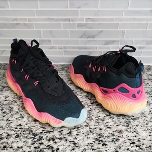 Core Black / Green Pink Adidas Trae Young 3 Basketball Shoes sz 13 sneakers